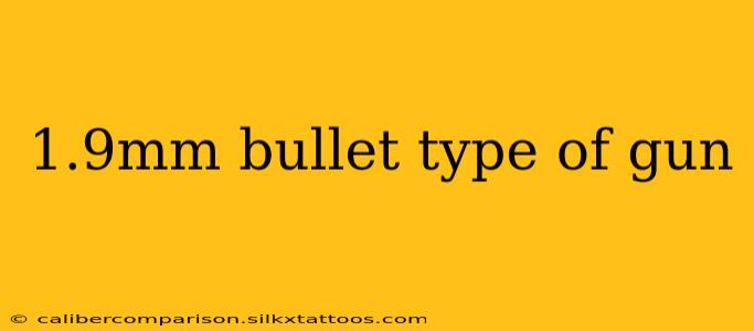 1.9mm bullet type of gun