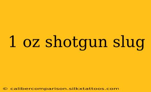 1 oz shotgun slug