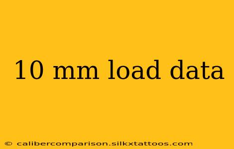 10 mm load data