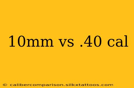 10mm vs .40 cal