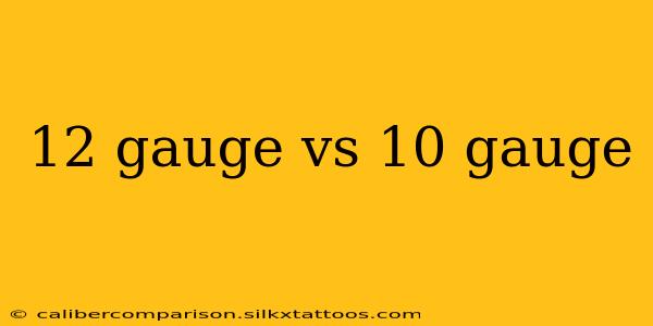 12 gauge vs 10 gauge