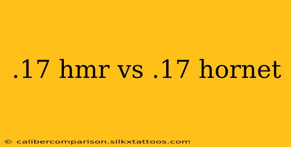 .17 hmr vs .17 hornet