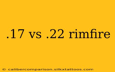 .17 vs .22 rimfire