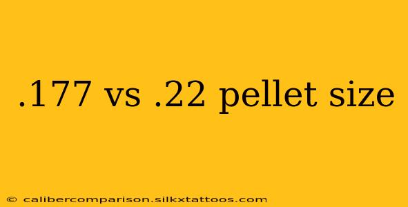 .177 vs .22 pellet size