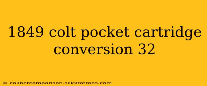 1849 colt pocket cartridge conversion 32