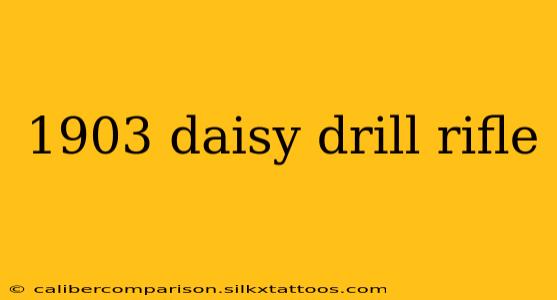 1903 daisy drill rifle