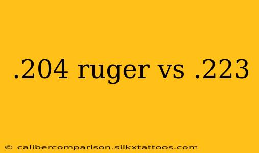 .204 ruger vs .223