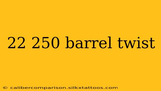 22 250 barrel twist