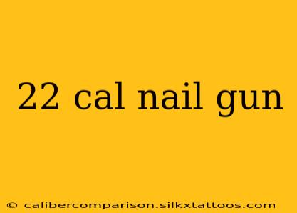 22 cal nail gun