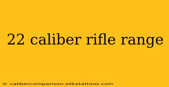 22 caliber rifle range