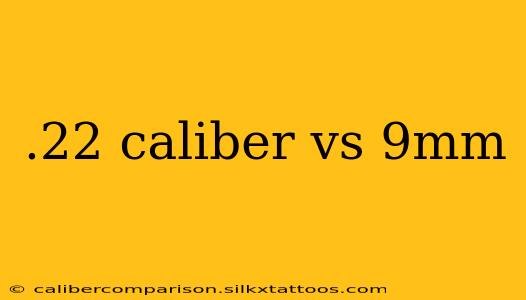 .22 caliber vs 9mm