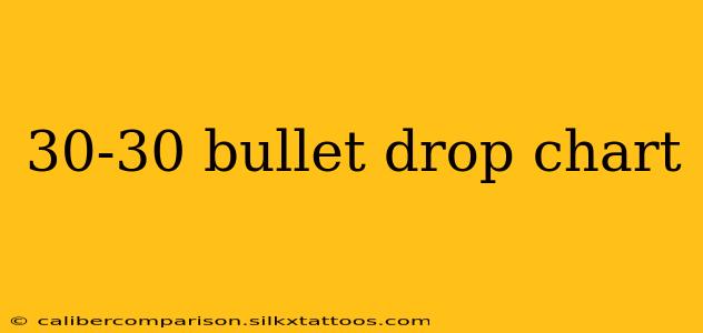 30-30 bullet drop chart