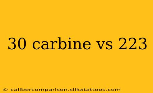 30 carbine vs 223