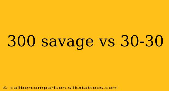 300 savage vs 30-30