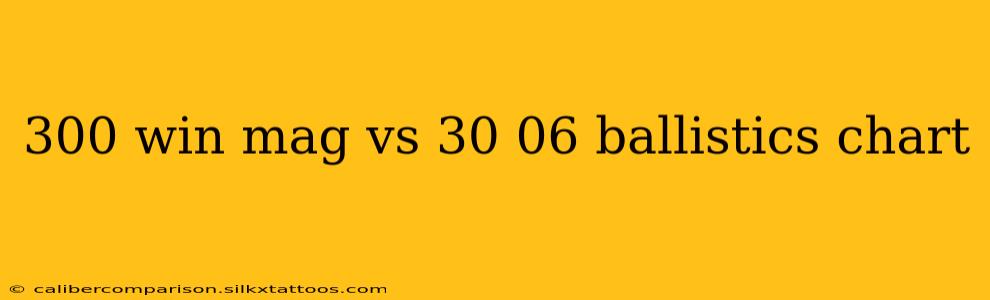 300 win mag vs 30 06 ballistics chart