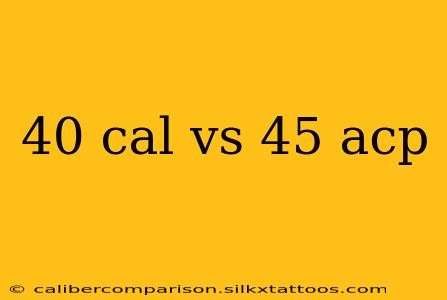 40 cal vs 45 acp