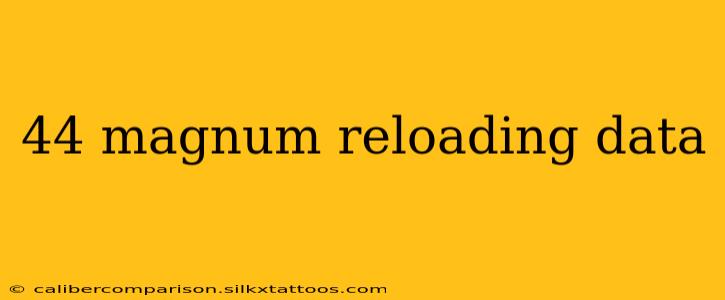 44 magnum reloading data