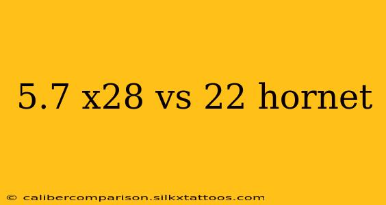 5.7 x28 vs 22 hornet