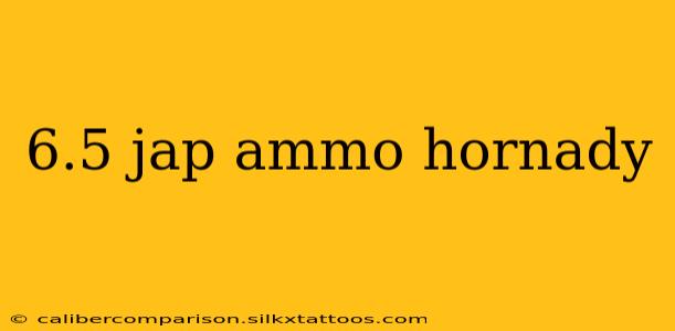 6.5 jap ammo hornady