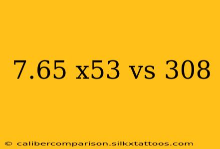 7.65 x53 vs 308