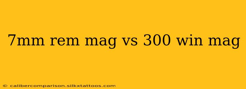 7mm rem mag vs 300 win mag