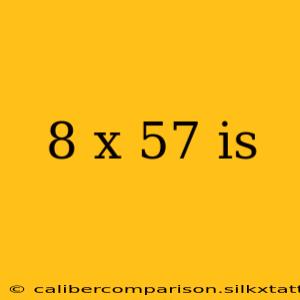 8 x 57 is