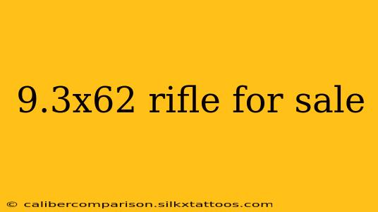 9.3x62 rifle for sale