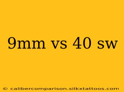 9mm vs 40 sw