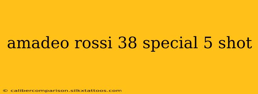 amadeo rossi 38 special 5 shot