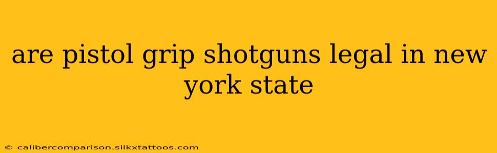 are pistol grip shotguns legal in new york state