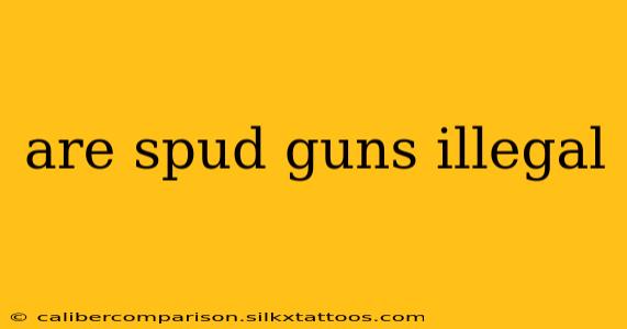 are spud guns illegal