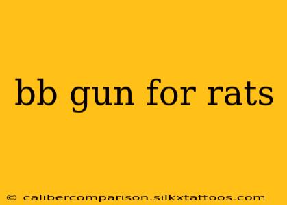 bb gun for rats