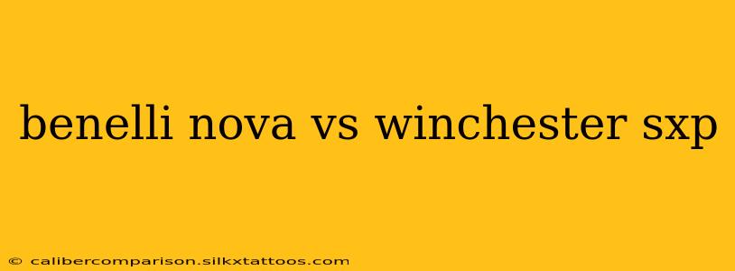 benelli nova vs winchester sxp