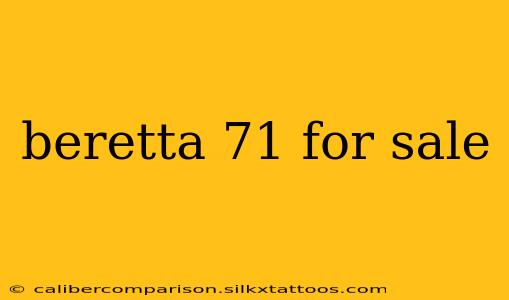 beretta 71 for sale