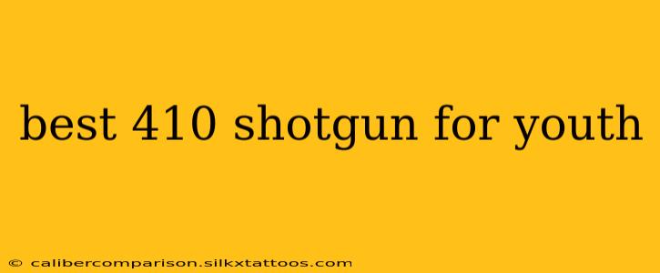 best 410 shotgun for youth