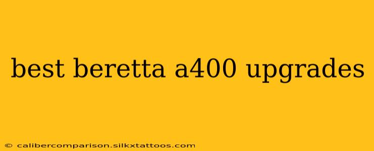 best beretta a400 upgrades