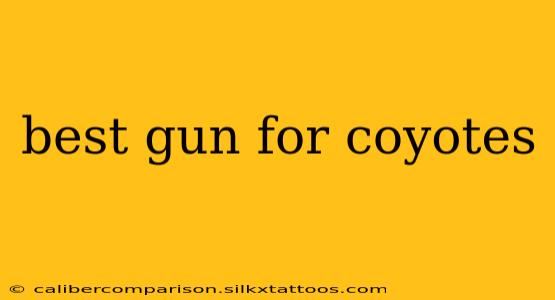 best gun for coyotes