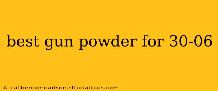 best gun powder for 30-06