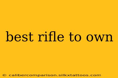 best rifle to own