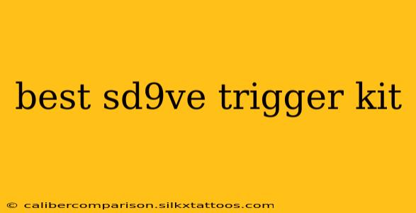 best sd9ve trigger kit