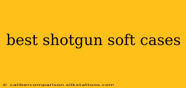 best shotgun soft cases