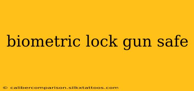 biometric lock gun safe