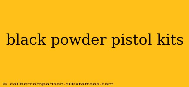 black powder pistol kits