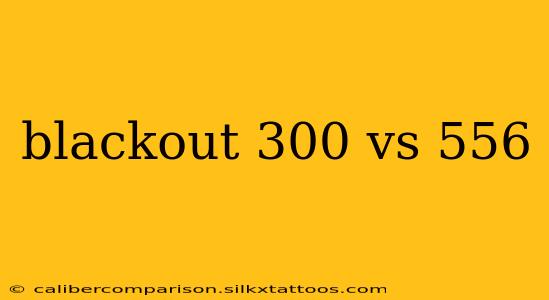 blackout 300 vs 556