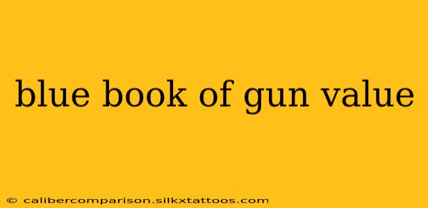 blue book of gun value