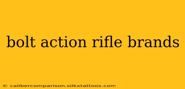 bolt action rifle brands