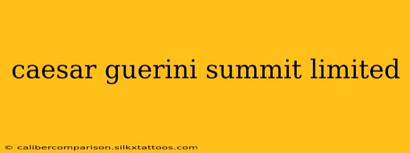 caesar guerini summit limited