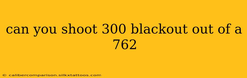 can you shoot 300 blackout out of a 762