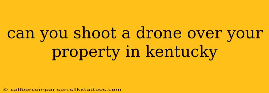 can you shoot a drone over your property in kentucky