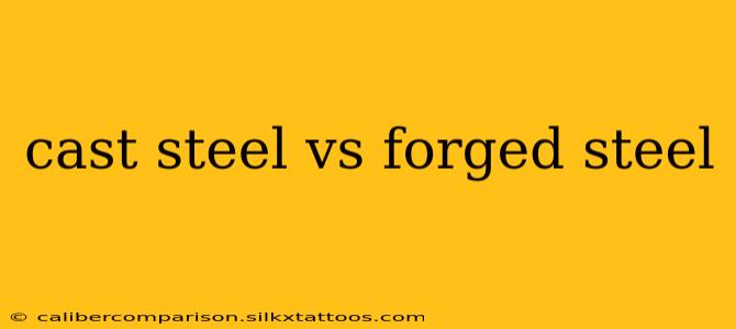 cast steel vs forged steel